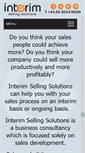 Mobile Screenshot of interimsellingsolutions.com